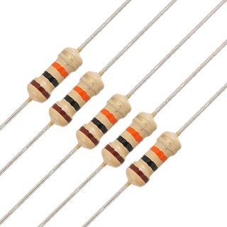 10K Ohm 1/4 Watt Resistor Pack of 40 Pieces