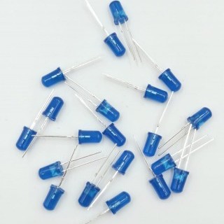 5mm Blue - Single LED Pack of 20 Pieces