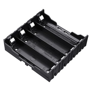 Pointed Tip - 4 Slots 18650 Li-Ion Battery Case