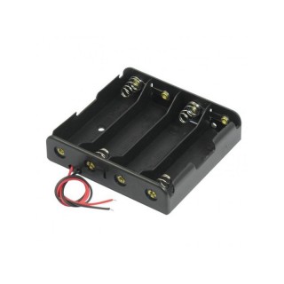 Extended Cable - 4 Slots 18650 Li-Ion Battery Case