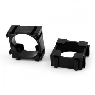 1x1 Cell - 18650 Li-Ion Battery Holder Bracket Pair