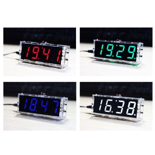 1 Inch White - STEAM DIY 7 Segment LED Clock