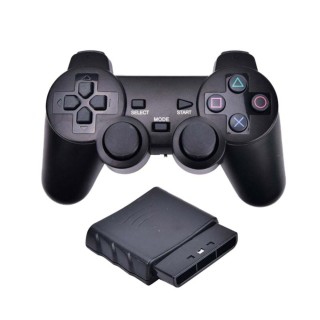 PS2 Black - 2.4GHz Wireless Joystick Shield with Receiver