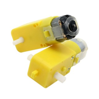 1:120 Yellow - Dual Axis Plastic TT Motor of 2 Pieces