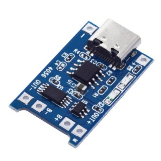 USB Type C TP4056 - 5V 1A 18650 Li-Ion Battery Charger
