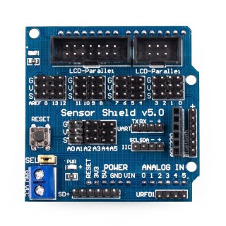 Blue v5.0 - I/O Expansion Shield for Arduino UNO