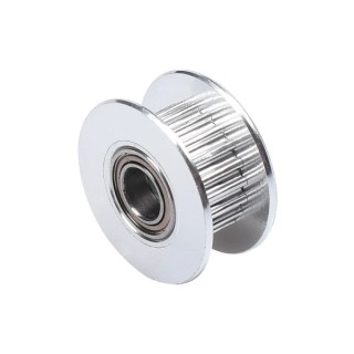 5mm Silver - 20 Teeth 6mm Belt 20mm GT2 Idler Timing Pulley