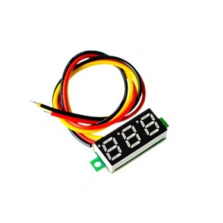 0.28 Inch Red - 2.5~30V DC Three-Wire Voltmeter