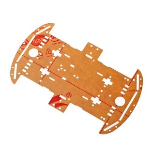 Transparent Capsule - Type-A 4WD Acrylic Smart Car Robot Platform