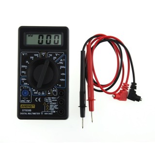 DT830B Black - Digital Mini Multimeter