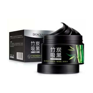 140gm Bamboo Charcoal - BioAqua Blackhead Face Black Mask