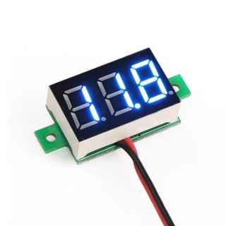 0.36 Inch Blue - 3~30V DC Two-Wire Voltmeter