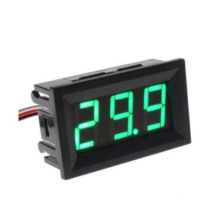 0.56 Inch Green - 5~120V DC Two-Wire Voltmeter