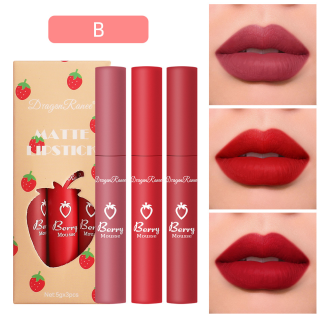 Box B - Strawberry Velvet Matte Soft Fog Lip Gloss