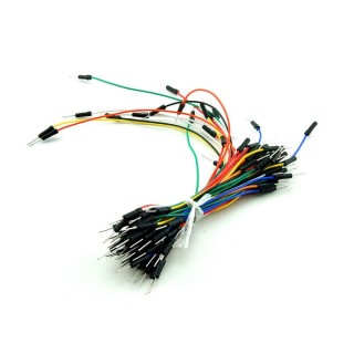 65 Pieces Mixed - 24AWG Breadboard Jumper Wire Set