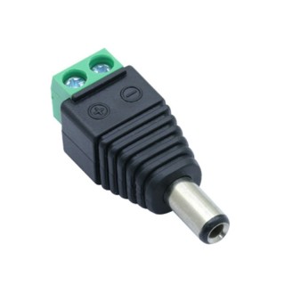 Male 5 Pieces - 2.1x5.5mm DC Power Balun Connector Set