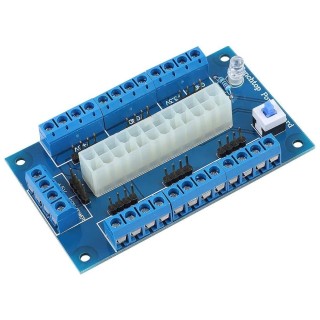 24/20 Pin ATX Computer Power Breakout Board Adapter