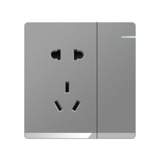 Five Hole Single Switch - AC 220V 16A Wall Mount Switch Panel