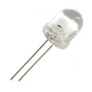 10mm White - Single LED Pack of 5 Pieces