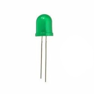 10mm Green - Single LED Pack of 5 Pieces