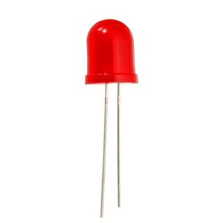 10mm Red - Single LED Pack of 5 Pieces