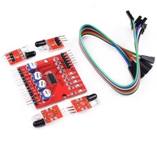 QTR-4RC - 4 Way IR Track Sensor Shield