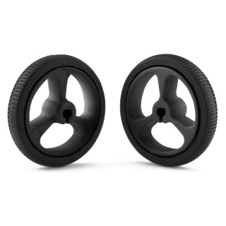 34mm Black - ZJ327 D-Axis Tracking Rubber Wheel Pair
