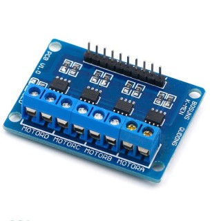 4 Channel Blue - L9110S H-Bridge Motor Driver Shield