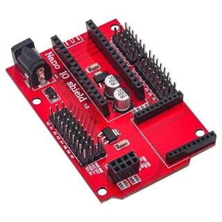 Red 1.A - Arduino Nano I/O Shield Expansion Board