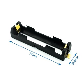 SMT Tip - 1 Slot 18650 Li-Ion Battery Case