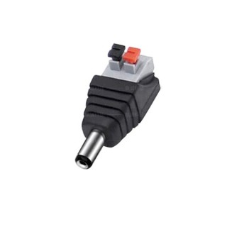 Male 5 Pieces - 2.1x5.5mm Press Head DC Power Balun Connector Set