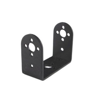 Short U Black - Robotic Arm Servo Bracket