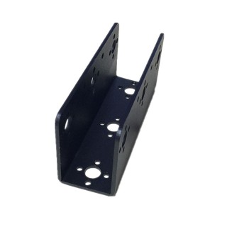 U Beam Black - Robotic Arm Servo Bracket