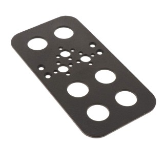 Foot Plate Black - Robotic Arm Servo Bracket