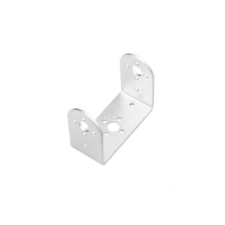 Short U Silver - Robotic Arm Servo Bracket