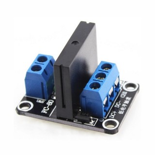 24v Black - 1 Channel Solid State Relay Shield