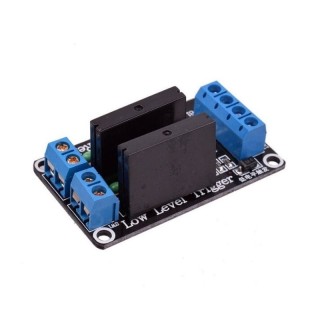 12v Black - 2 Channels Solid State Relay Shield