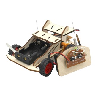 CAR03 2CH Racing Car &ndash; STEAM DIY Wooden Robot