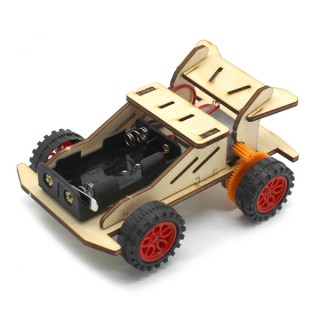 WS Racing Car – STEAM DIY Wooden Robot