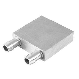 40x40mm Silver - Water Cooling Block for Peltier