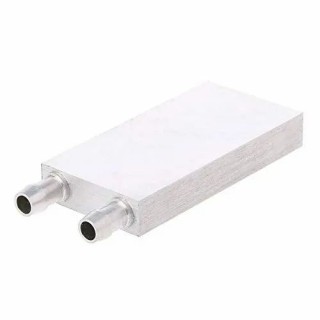 80x40mm Silver - Water Cooling Block for Peltier