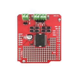 L298P Red - Motor Driver Shield for Arduino