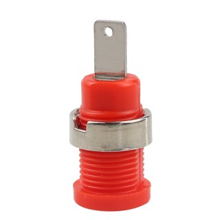 4mm Red - Panel Mount Banana Socket