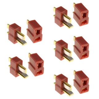 5 Pairs T Plug - DC Power Connector