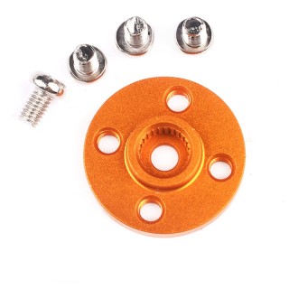 Round Orange - 25T Aluminum Servo Horn