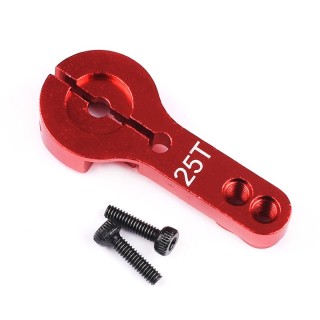Single Arm Red - 25T Aluminum Servo Horn