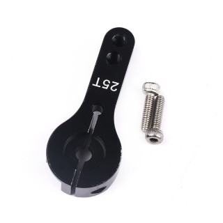 Single Arm Black - 25T Aluminum Servo Horn