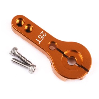 Single Arm Orange - 25T Aluminum Servo Horn
