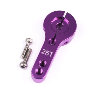 Single Arm Purple - 25T Aluminum Servo Horn