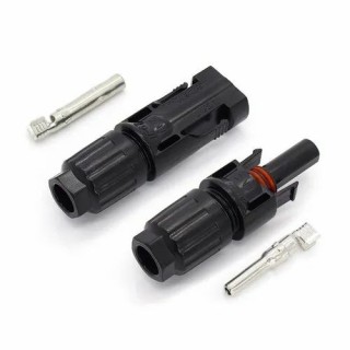 4~6mm Black - MC4 Waterproof Wire Connector Set